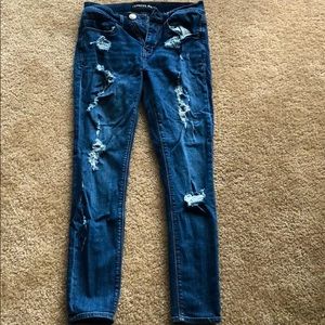 Express mid rise jeans